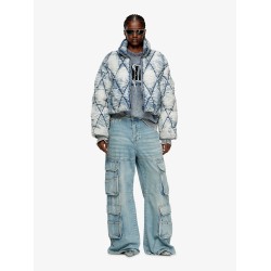 W-Histel denim down jacket
