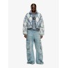 W-Histel denim down jacket