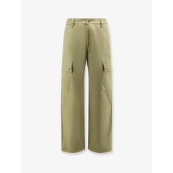Cotton trousers with Logo embroidery