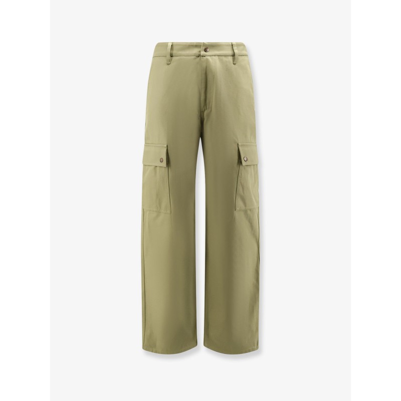 Cotton trousers with Logo embroidery