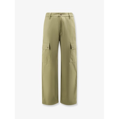 Cotton trousers with Logo embroidery