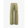 Cotton trousers with Logo embroidery
