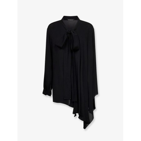 Silk shirt with bow
