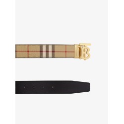 Reversible leather belt
