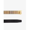 Reversible leather belt