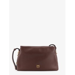 Triplet leather shoulder bag