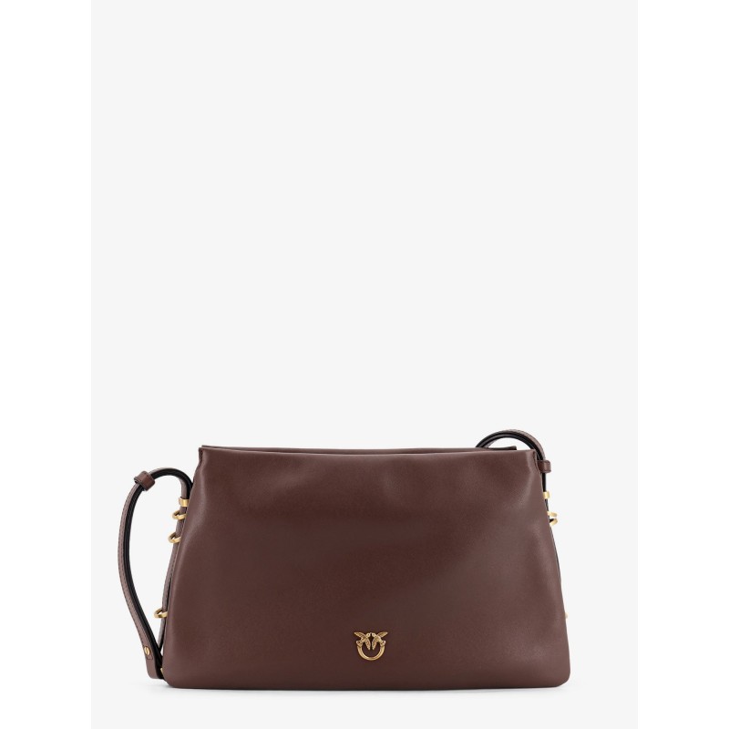 Triplet leather shoulder bag