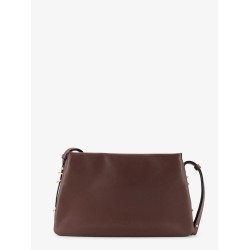 Triplet leather shoulder bag
