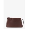 Triplet leather shoulder bag