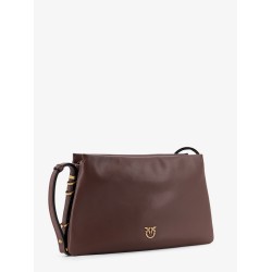 Triplet leather shoulder bag