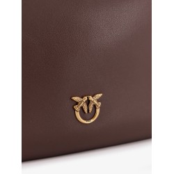 Triplet leather shoulder bag