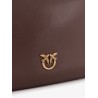 Triplet leather shoulder bag