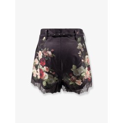 Hypnotic Lace Trim silk and cotton short