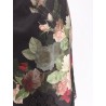 Hypnotic Lace Trim silk and cotton short
