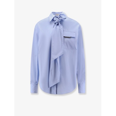 Cotton shirt with Monili detail