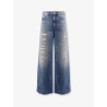 Flared Jeans with destroyed effect