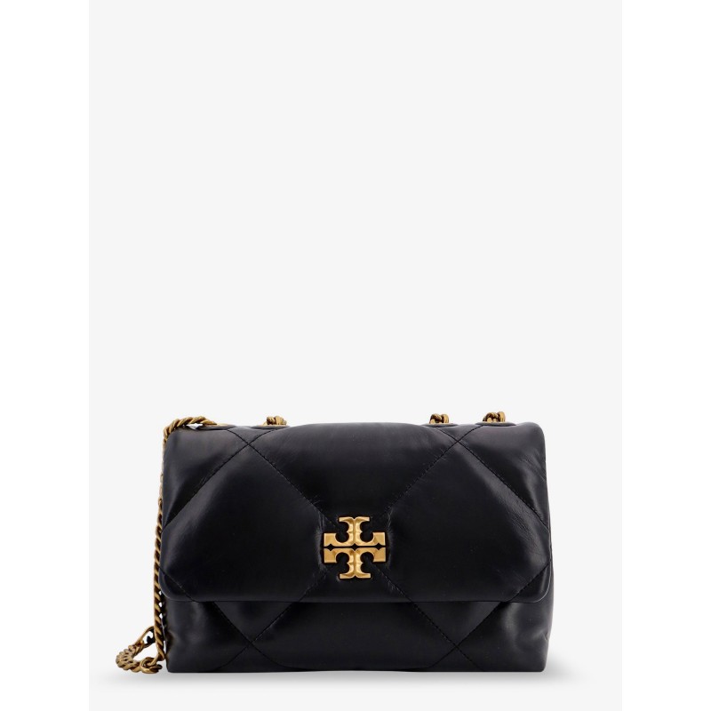 Kira matelassé leather shoulder bag with metal logo