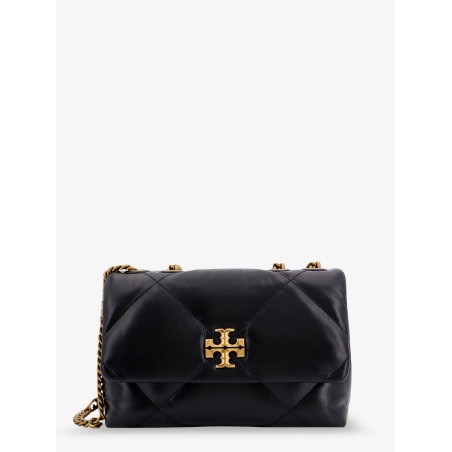 Kira matelassé leather shoulder bag with metal logo