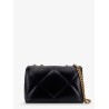 Kira matelassé leather shoulder bag with metal logo