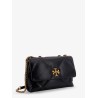 Kira matelassé leather shoulder bag with metal logo