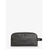 Coated canvas necessaire with all-over logo