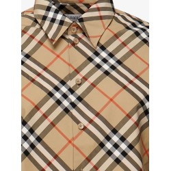 Cotton shirt with Burberry Check motif