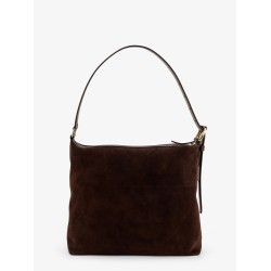Bassano suede shoulder bag