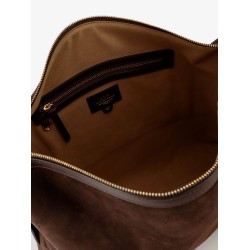 Bassano suede shoulder bag