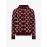 Reversible wool jacket with GG motif