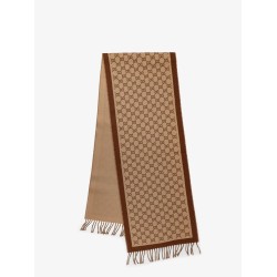 Wool scarf with GG motif