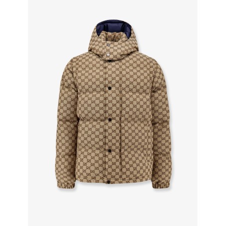 Down jacket with GG motif
