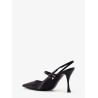 Leather slingback pumps