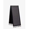 Wool scarf with GG motif