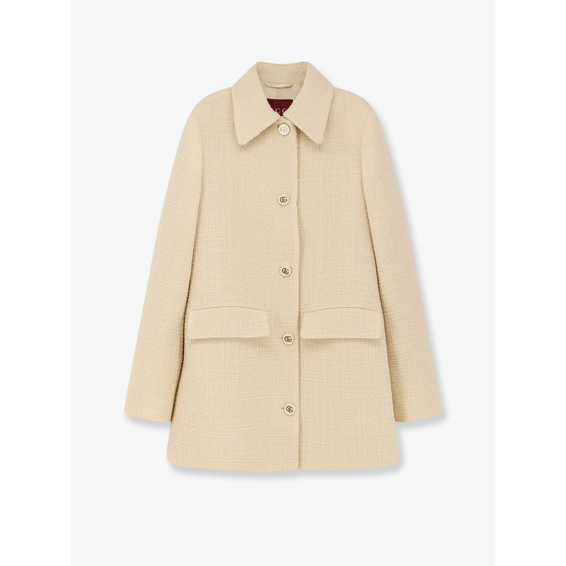 Wool tweed coat