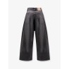 Trompe L'oeil denim trousers