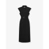 Virgin wool and silk midi dress
