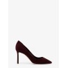 Romy 85 suede pumps
