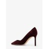 Romy 85 suede pumps