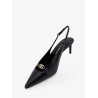 Leather slingback pumps