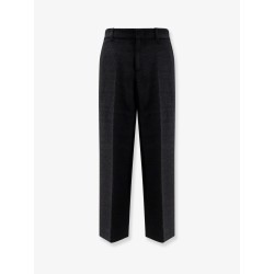 Wool tweed trousers