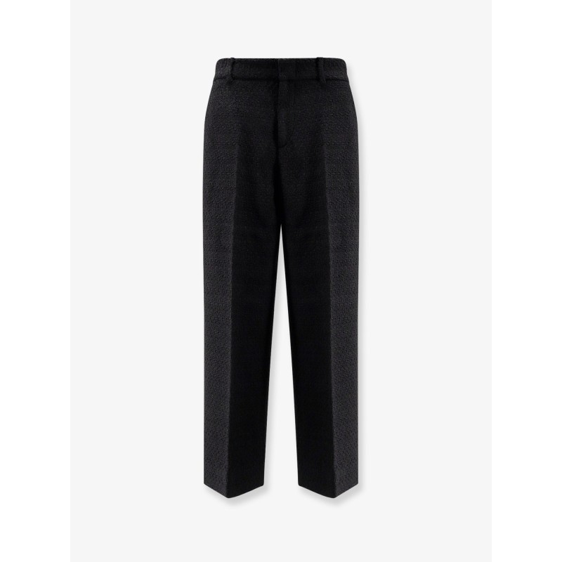Wool tweed trousers