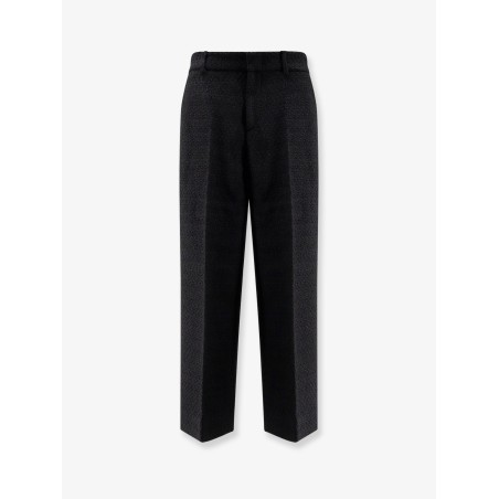 Wool tweed trousers