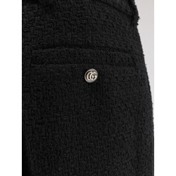 Wool tweed trousers