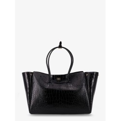 Carry All Bel Air leather shoulder bag with croco effect