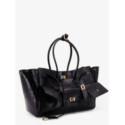 Carry All Bel Air leather shoulder bag with croco effect