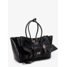 Carry All Bel Air leather shoulder bag with croco effect