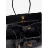 Carry All Bel Air leather shoulder bag with croco effect