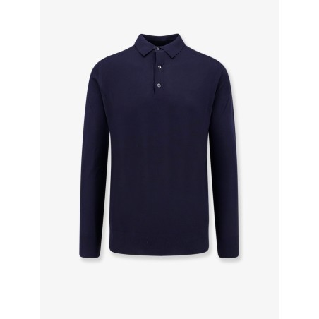 Virgin wool polo shirt