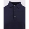 Virgin wool polo shirt