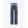 Wide leg jeans with turn up